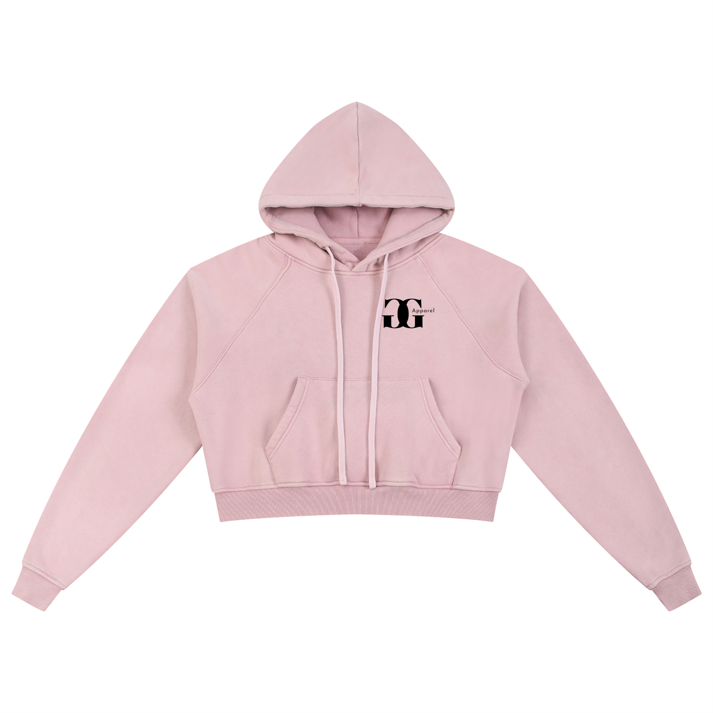 Snow Washed Cropped Hoodie