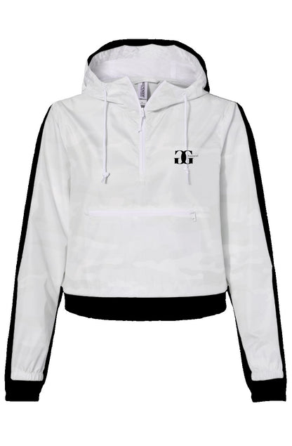 Lightweight Pullover Crop Windbreaker