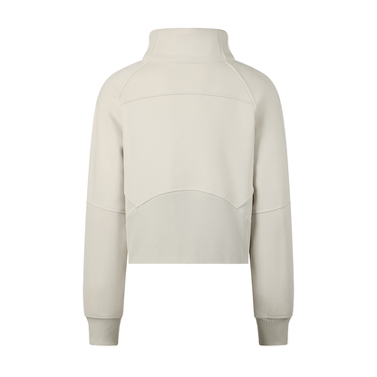 G&G CROP HALF ZIP HOODED SWEATSHIRT