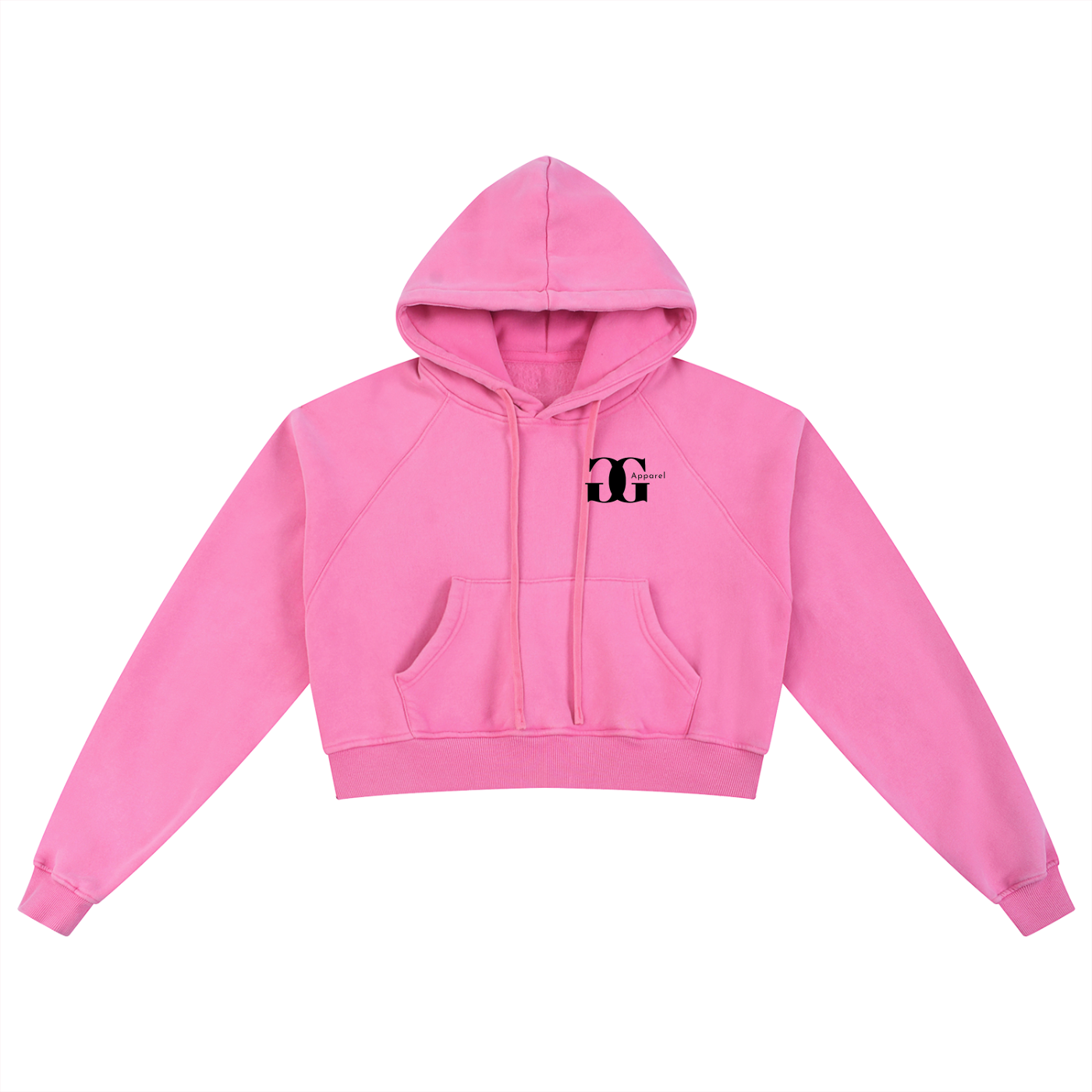 Snow Washed Cropped Hoodie
