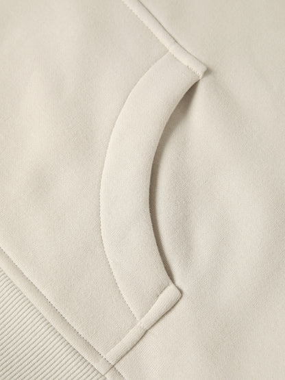 G&G CROP HALF ZIP HOODED SWEATSHIRT