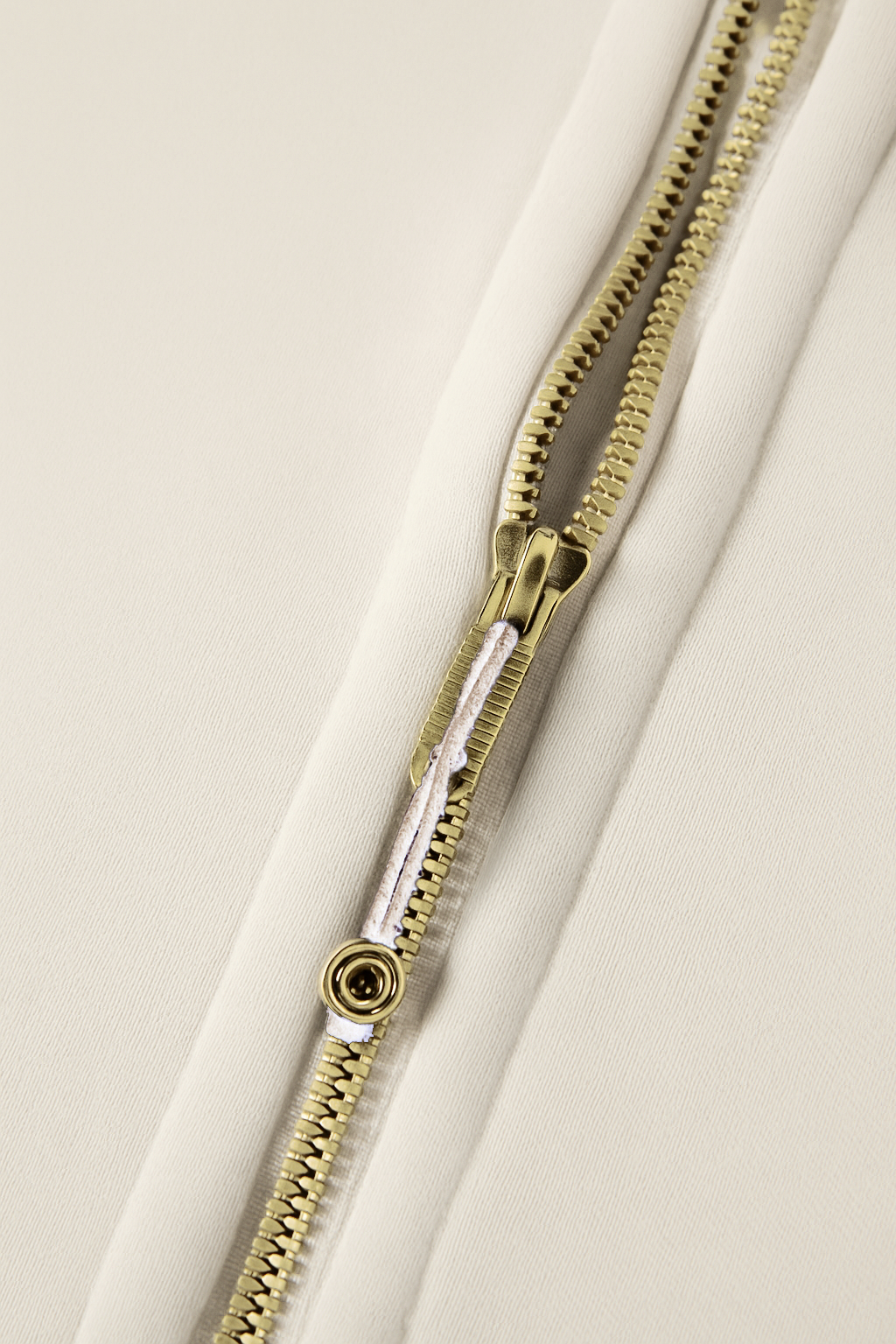 G&G CROP HALF ZIP HOODED SWEATSHIRT